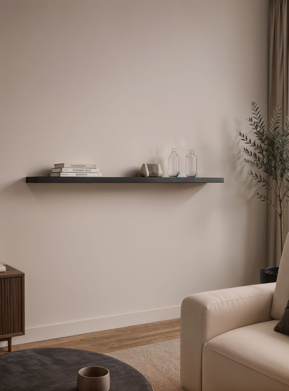 Rack para TV com Prateleira 180cm Retro Mdf Grafite Dallas - On Móveis