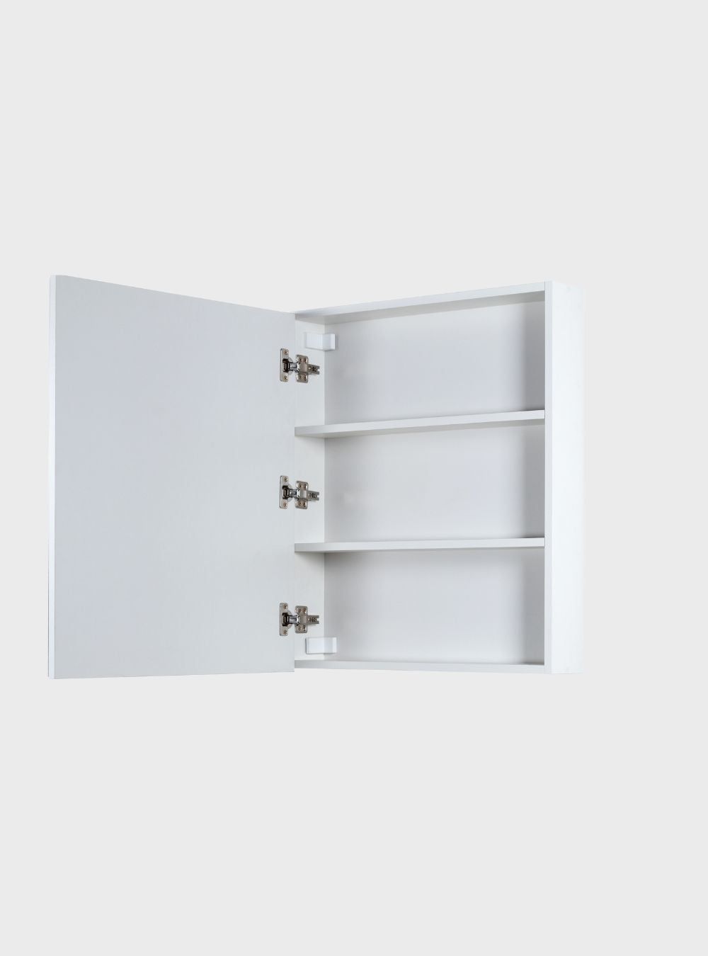 On Móveis Armários para banheiro Armário para Banheiro com Espelho 60cm Mdf Branco - On Móveis