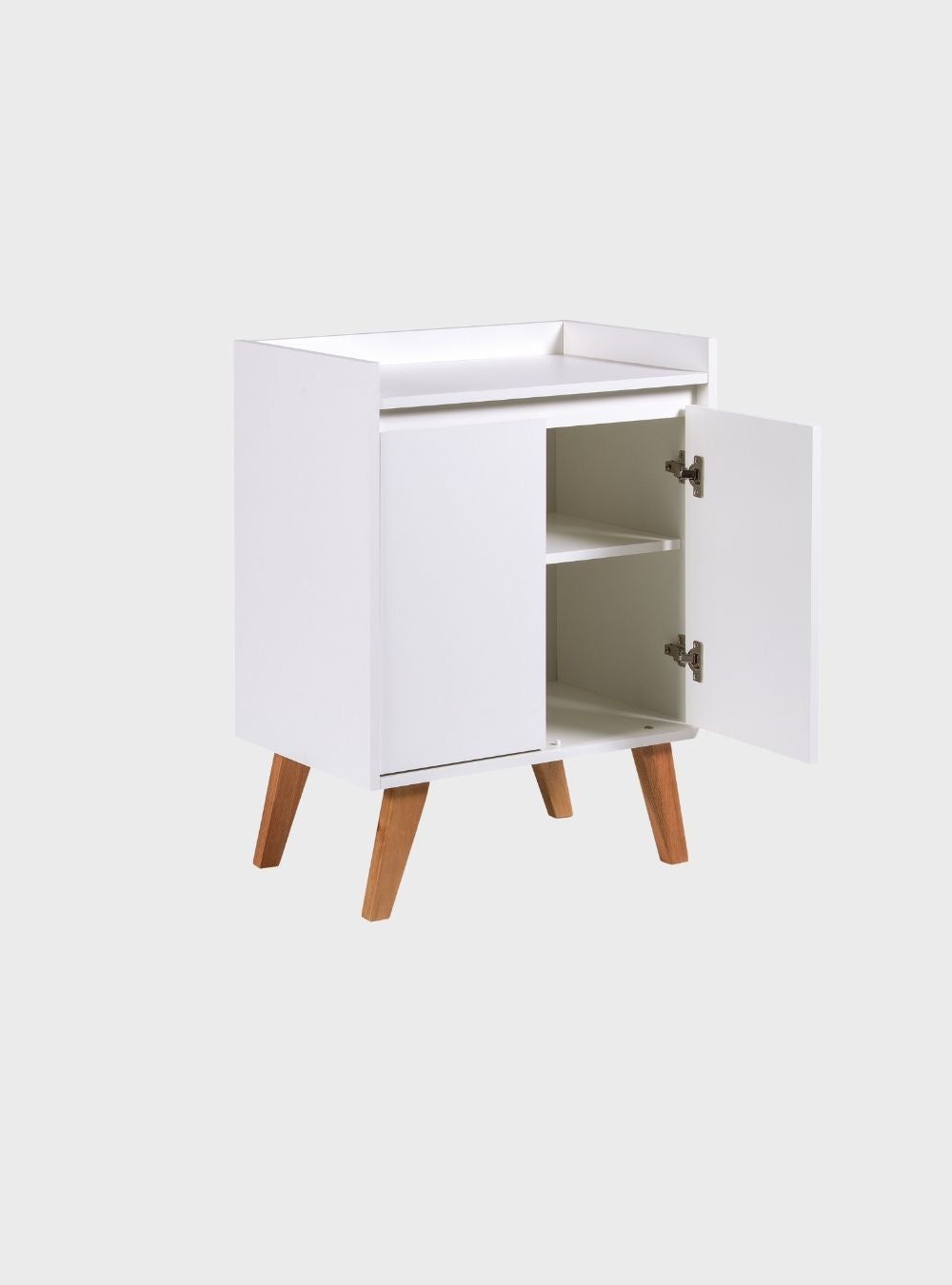 On Móveis Buffets Aparador Buffet 60cm Retro Mdf Branco Madri - On Móveis