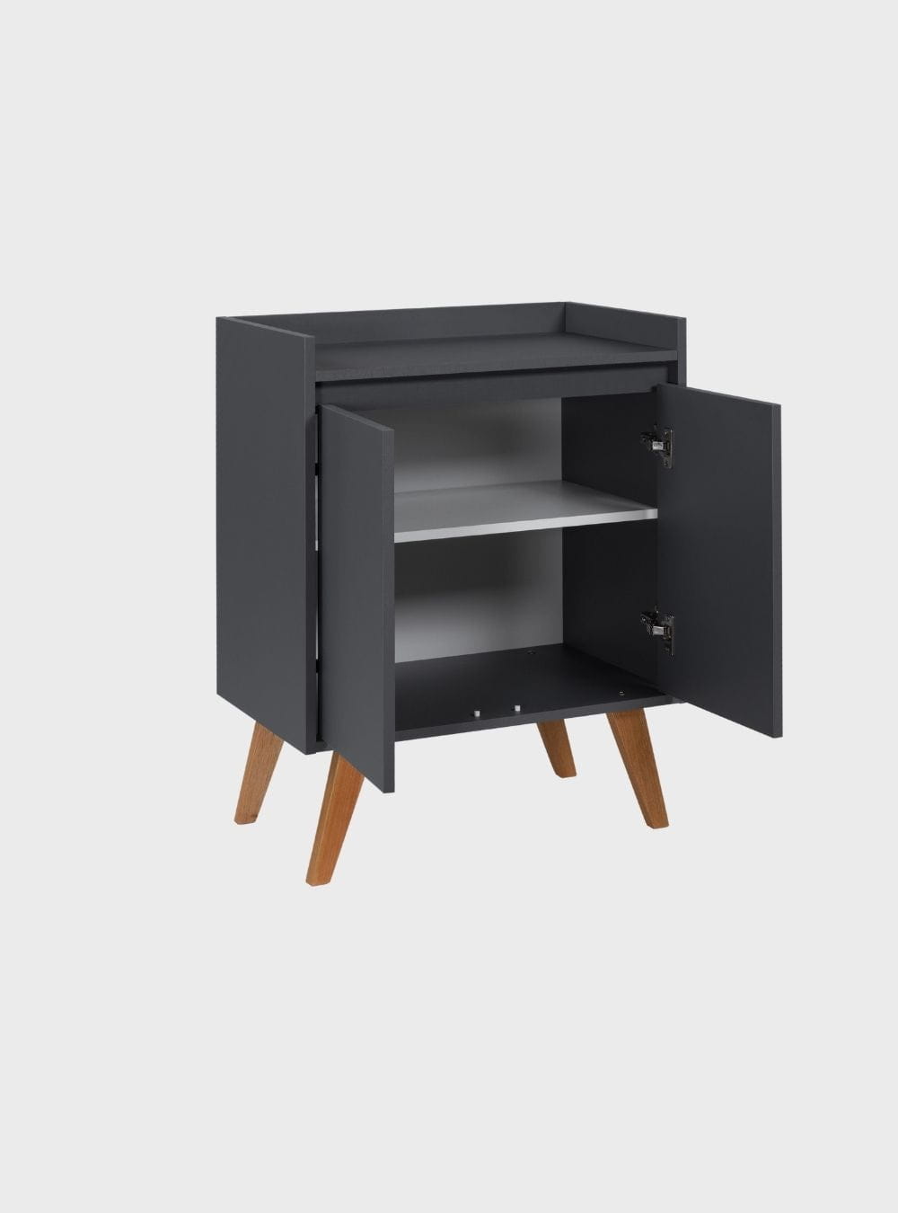 On Móveis Buffets Aparador Buffet 60cm Retro Mdf Grafite Madri - On Móveis