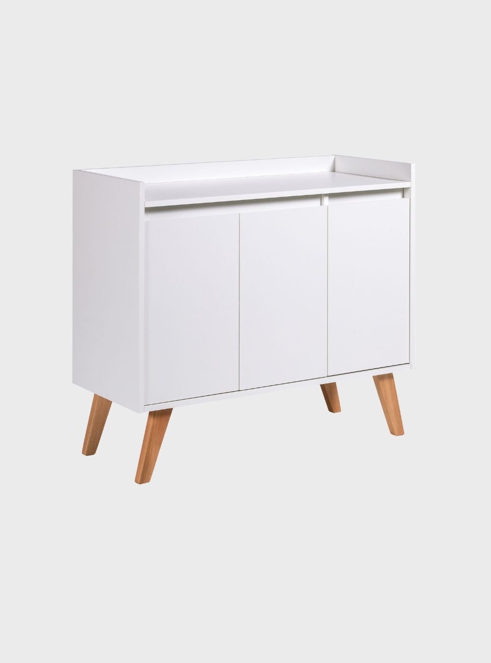 On Móveis Buffets Aparador Buffet 90cm Retro Mdf Branco Madri - On Móveis