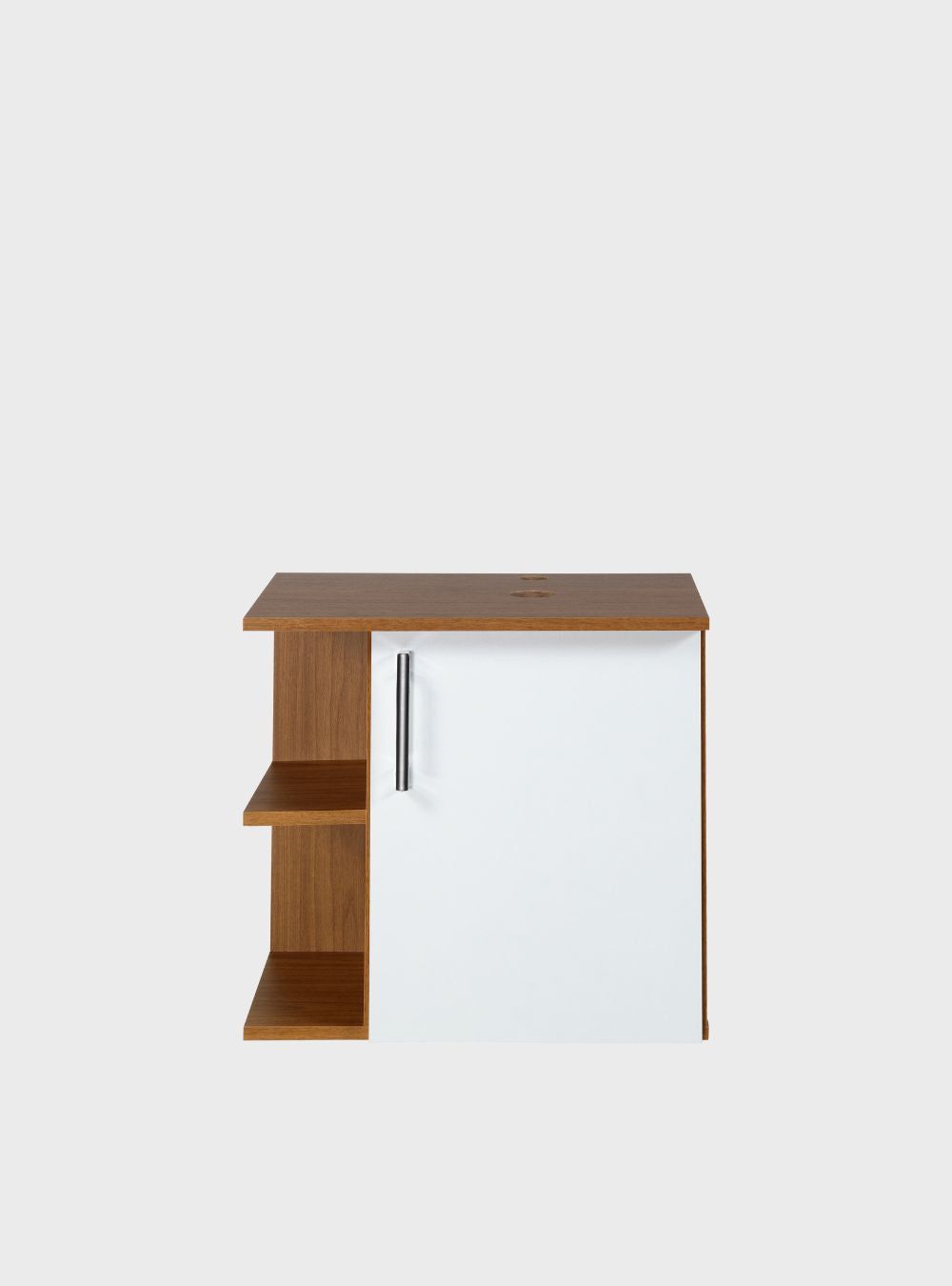 On Móveis Conjuntos de móveis para banheiro Gabinete para Banheiro 50cm Mdf Freijo com Branco Moscou - On Móveis