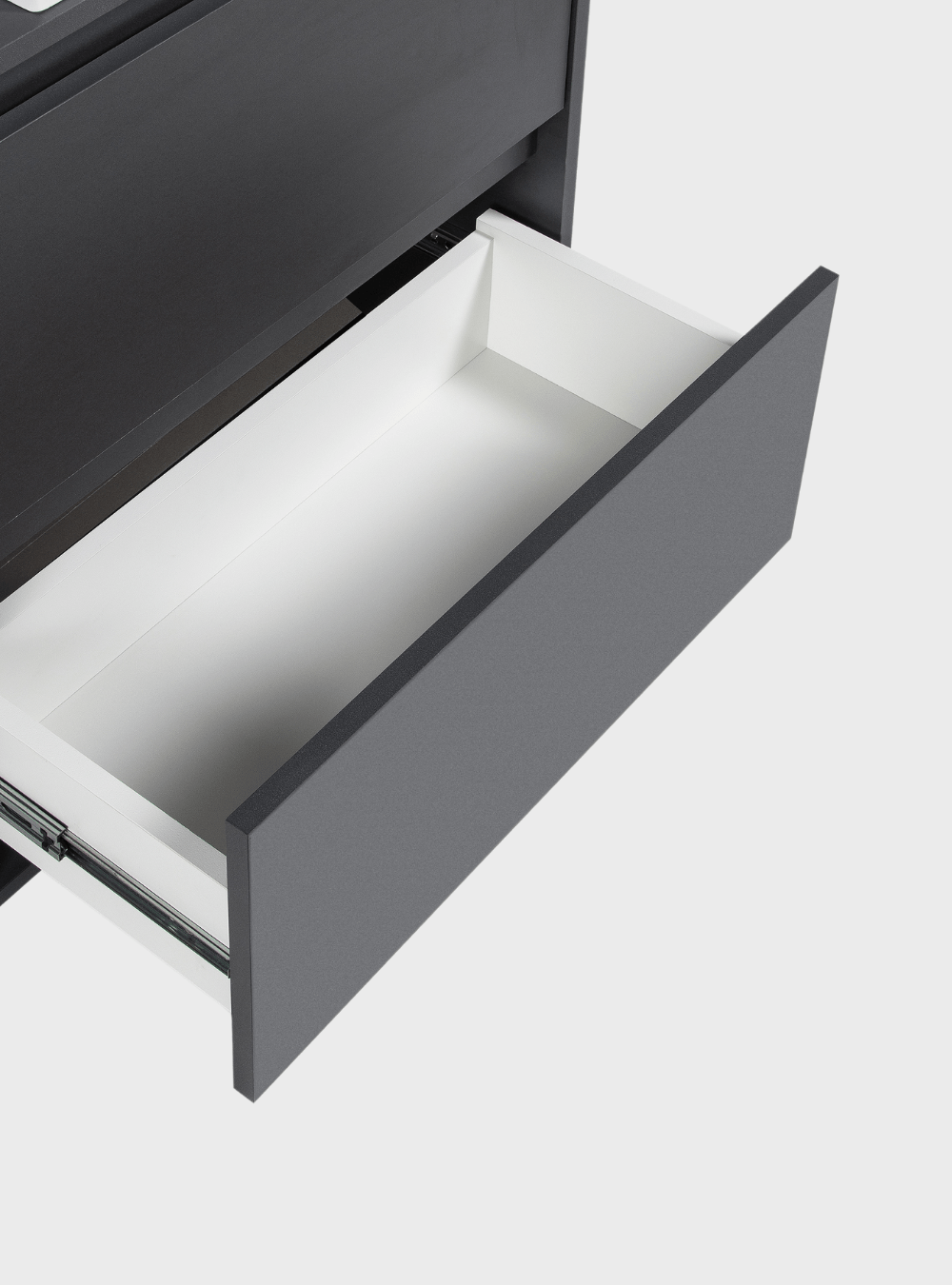 On Móveis Conjuntos de móveis para banheiro Gabinete para Banheiro 60cm Mdf Grafite Dubai - On Móveis