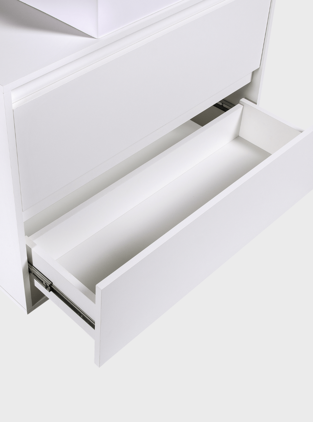 On Móveis Conjuntos de móveis para banheiro Gabinete para Banheiro com Cuba 80cm Mdf Branco Dubai - On Móveis