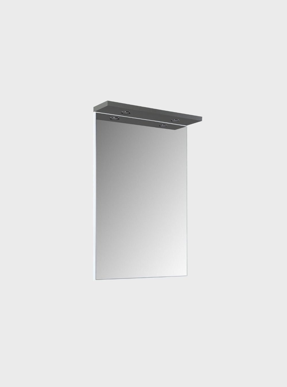 On Móveis Conjuntos de móveis para banheiro Gabinete para Banheiro com Cuba e Espelheira com Led 60cm Mdf Verde Dubai - On Móveis
