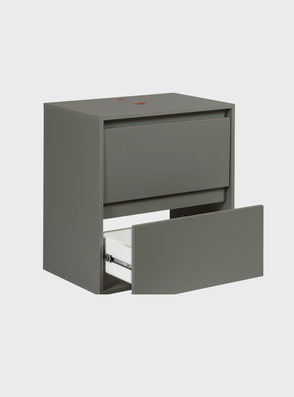 On Móveis Conjuntos de móveis para banheiro Gabinete para Banheiro com Espelho 60cm Mdf Verde Dubai - On Móveis