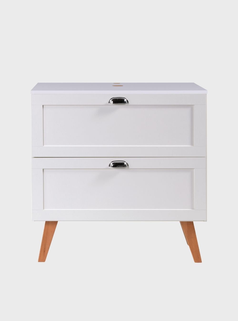 On Móveis Conjuntos de móveis para banheiro Gabinete para Banheiro com Tampo 80cm Retro Mdf Branco Milano - On Móveis