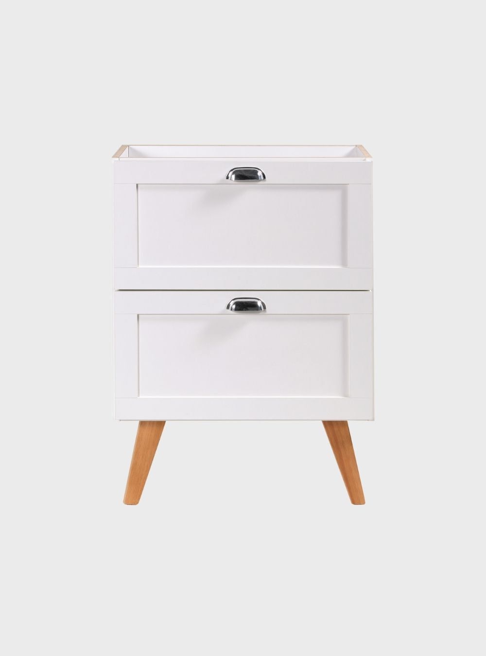 On Móveis Conjuntos de móveis para banheiro Gabinete para Banheiro com Tampo e Cuba 60cm Retro Mdf Branco Milano - On Móveis