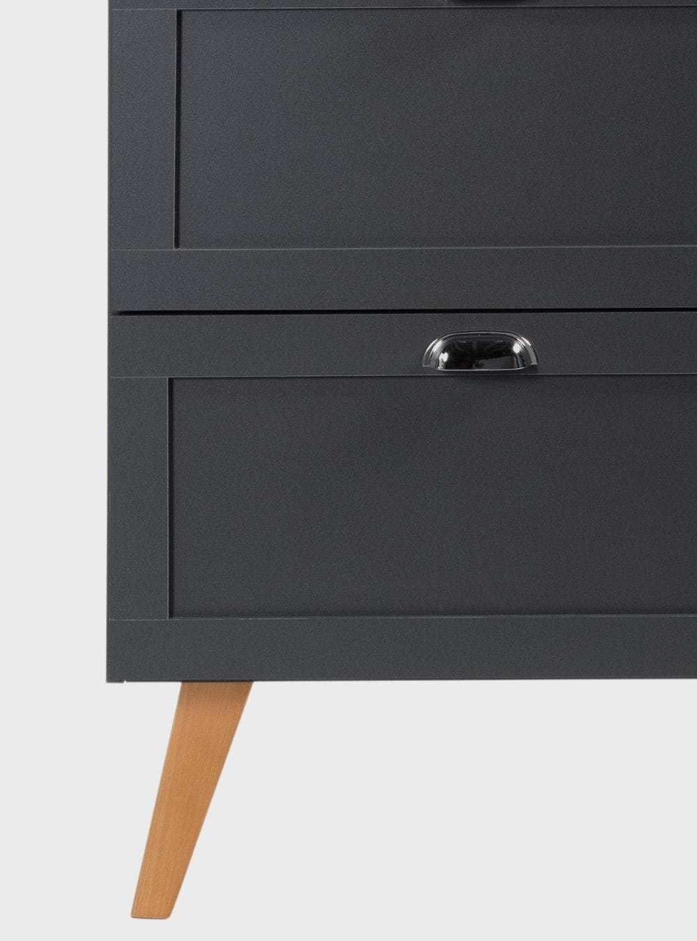 On Móveis Conjuntos de móveis para banheiro Gabinete para Banheiro com Tampo e Cuba 80cm Retro Mdf Grafite Milano - On Móveis