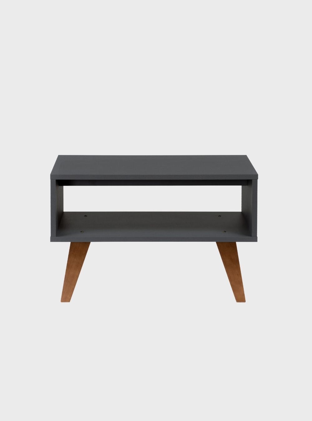 On Móveis Conjuntos de móveis para sala de estar Mesa de Centro Retro 60cm Mdf Grafite - On Móveis