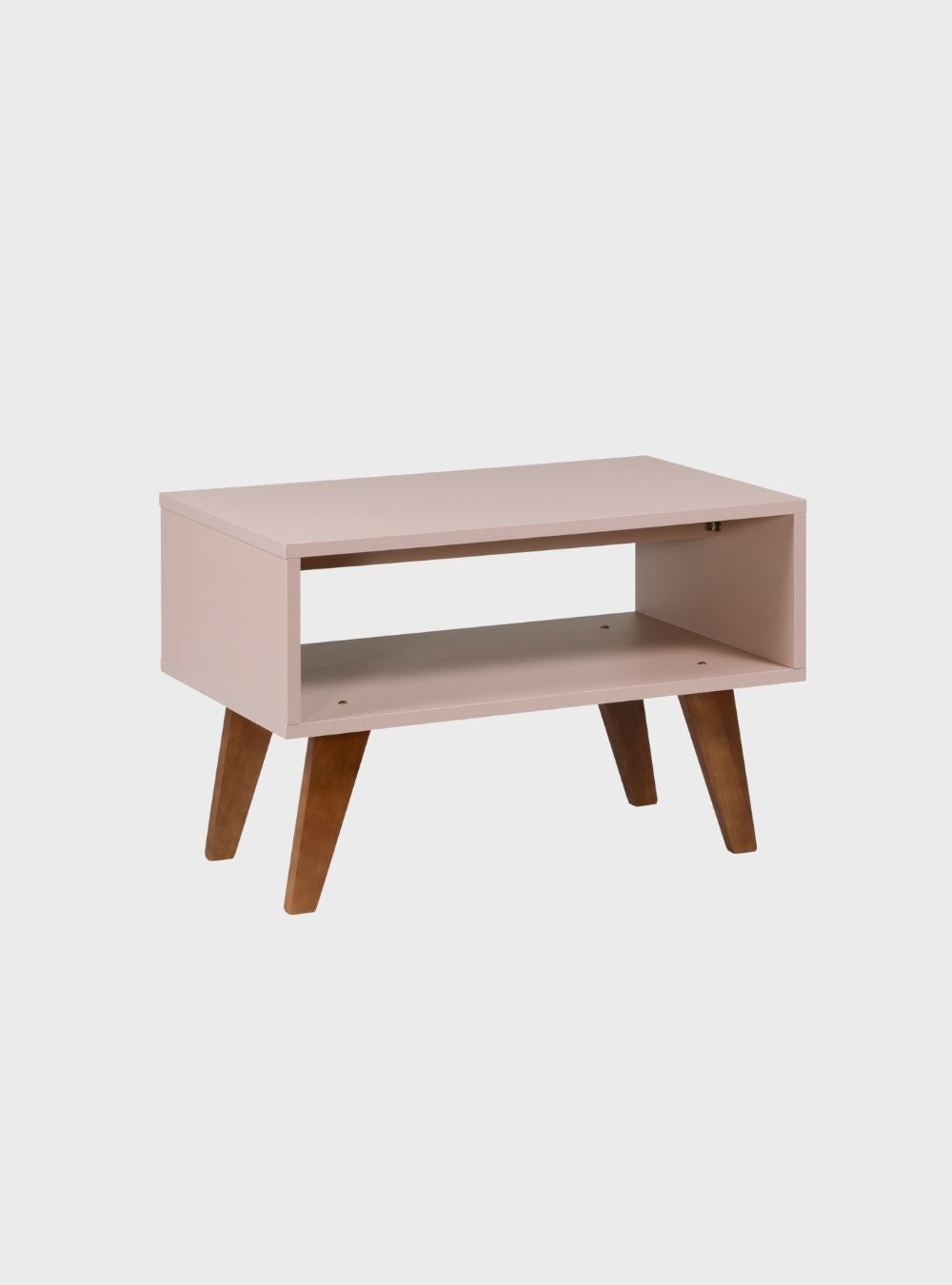 On Móveis Conjuntos de móveis para sala de estar Mesa de Centro Retro 60cm Mdf Rosa - On Móveis