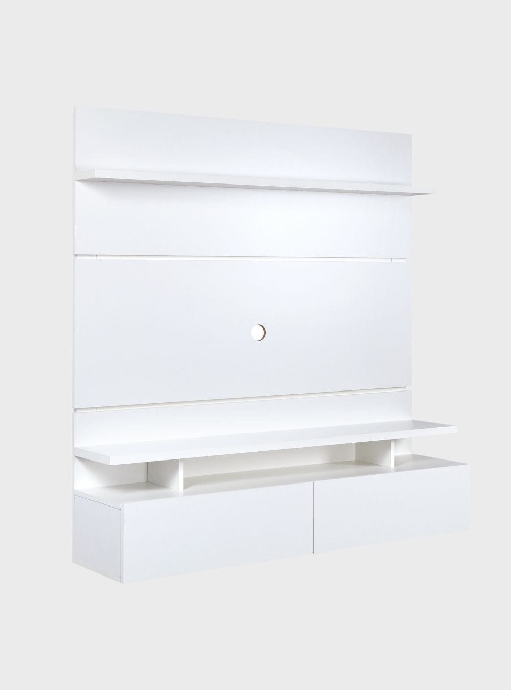 On Móveis Conjuntos de móveis para sala de estar Painel para TV Até 55 Polegadas 130cm Mdf Branco Veneza - On Móveis