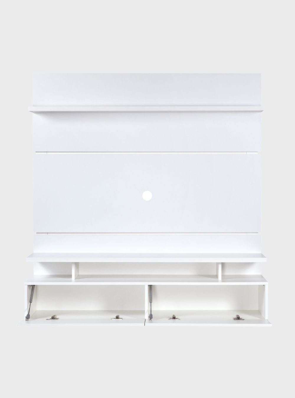 On Móveis Conjuntos de móveis para sala de estar Painel para TV Até 55 Polegadas 130cm Mdf Branco Veneza - On Móveis