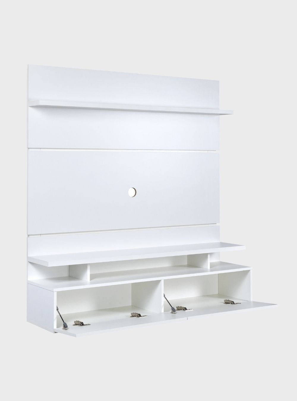 On Móveis Conjuntos de móveis para sala de estar Painel para TV Até 55 Polegadas 130cm Mdf Branco Veneza - On Móveis