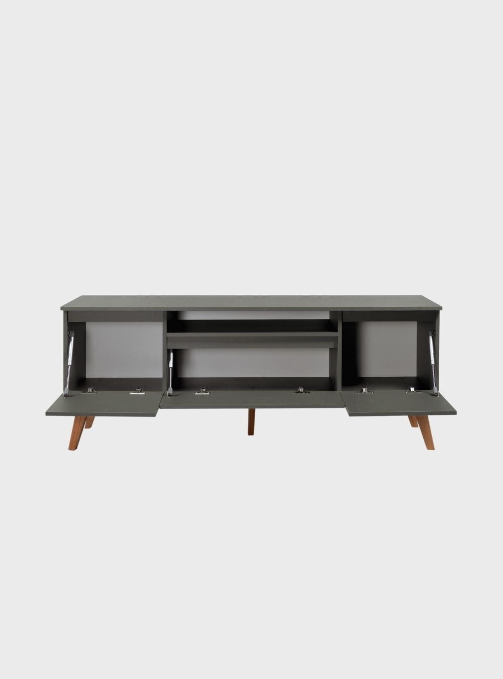 On Móveis Conjuntos de móveis para sala de estar Rack para TV 150cm Retro Mdf Verde Dallas - On Móveis