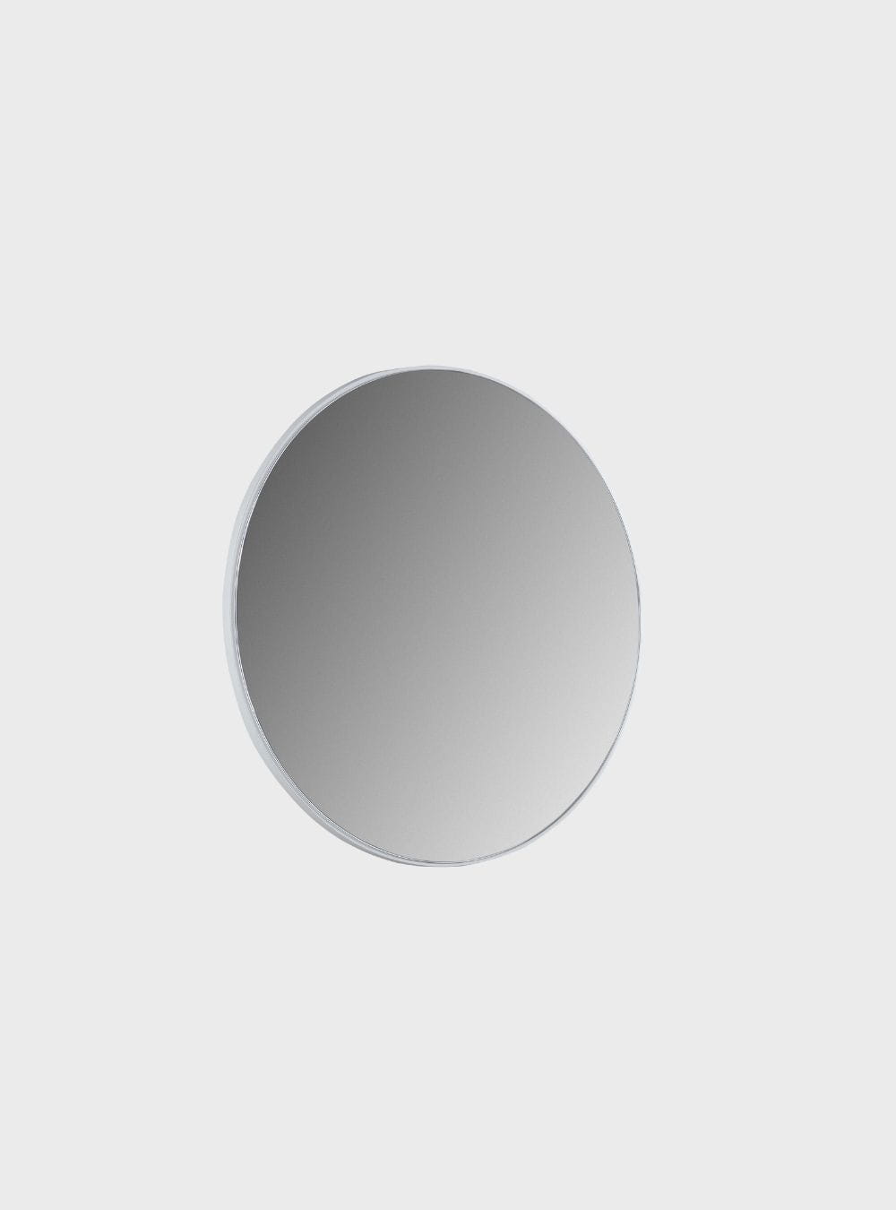 On Móveis Espelho para Banheiro Redondo 60cm Mdf Branco - On Móveis