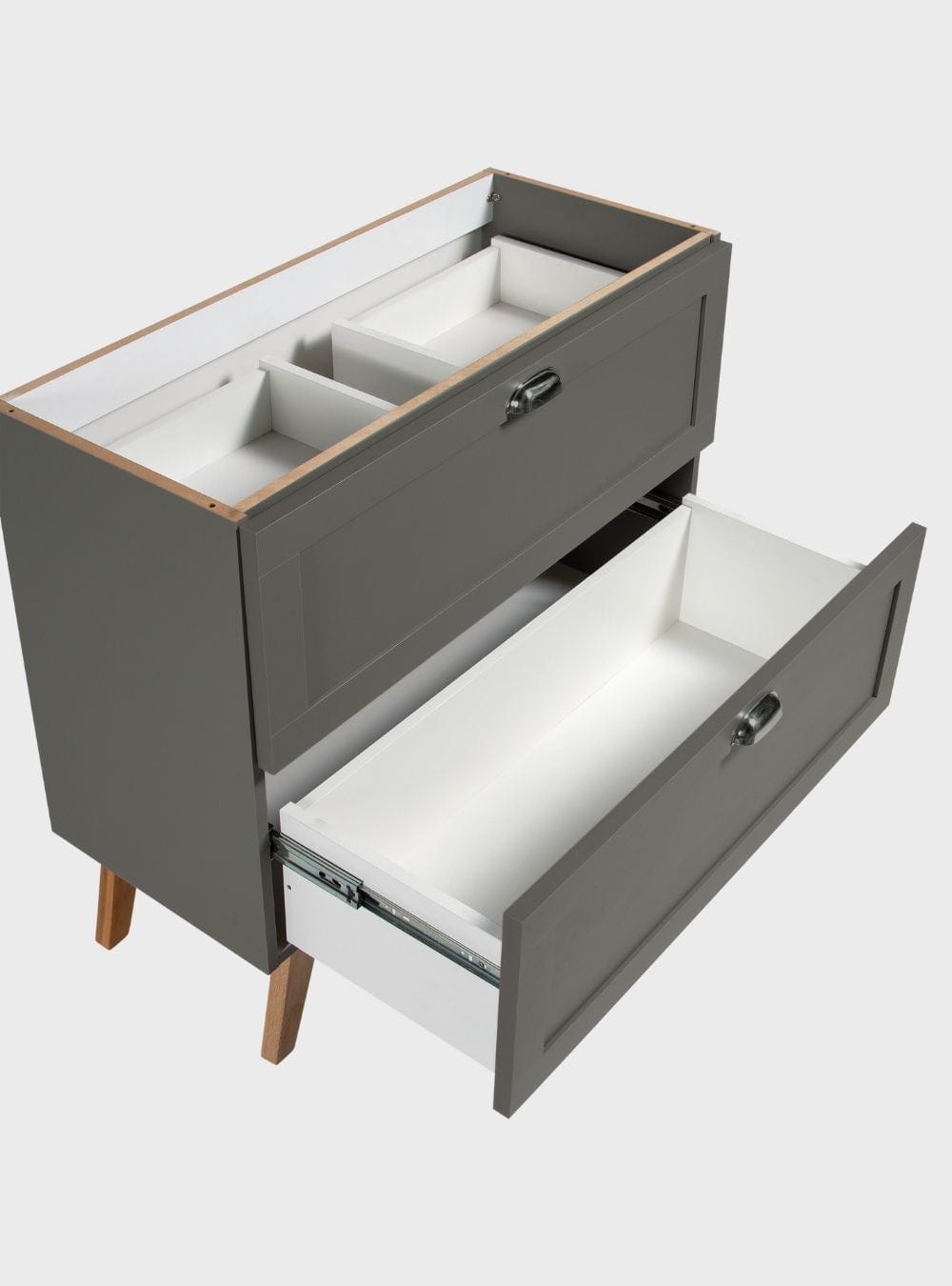 On Móveis Gabinete para Banheiro com Tampo Cuba e Espelheira Organica 80cm Retro Mdf Verde Milano - On Móveis