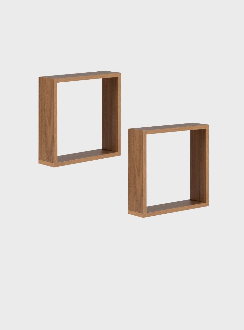 On Móveis Kit de 2 Nichos 30cm Mdf Freijó - On Móveis