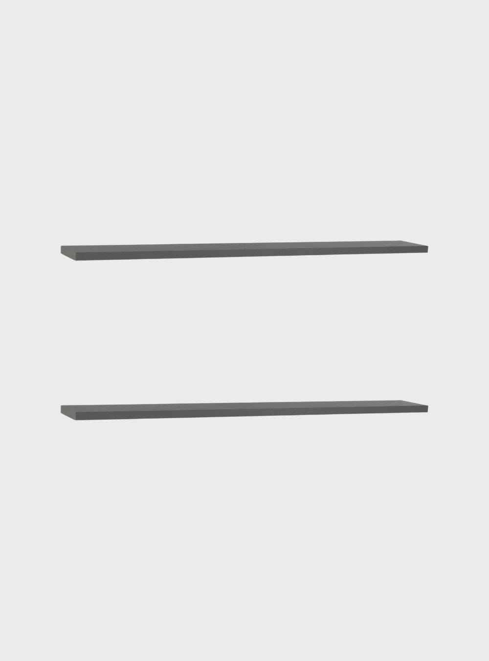 On Móveis Kit de 2 Prateleiras 150cm Mdf Verde - On Móveis