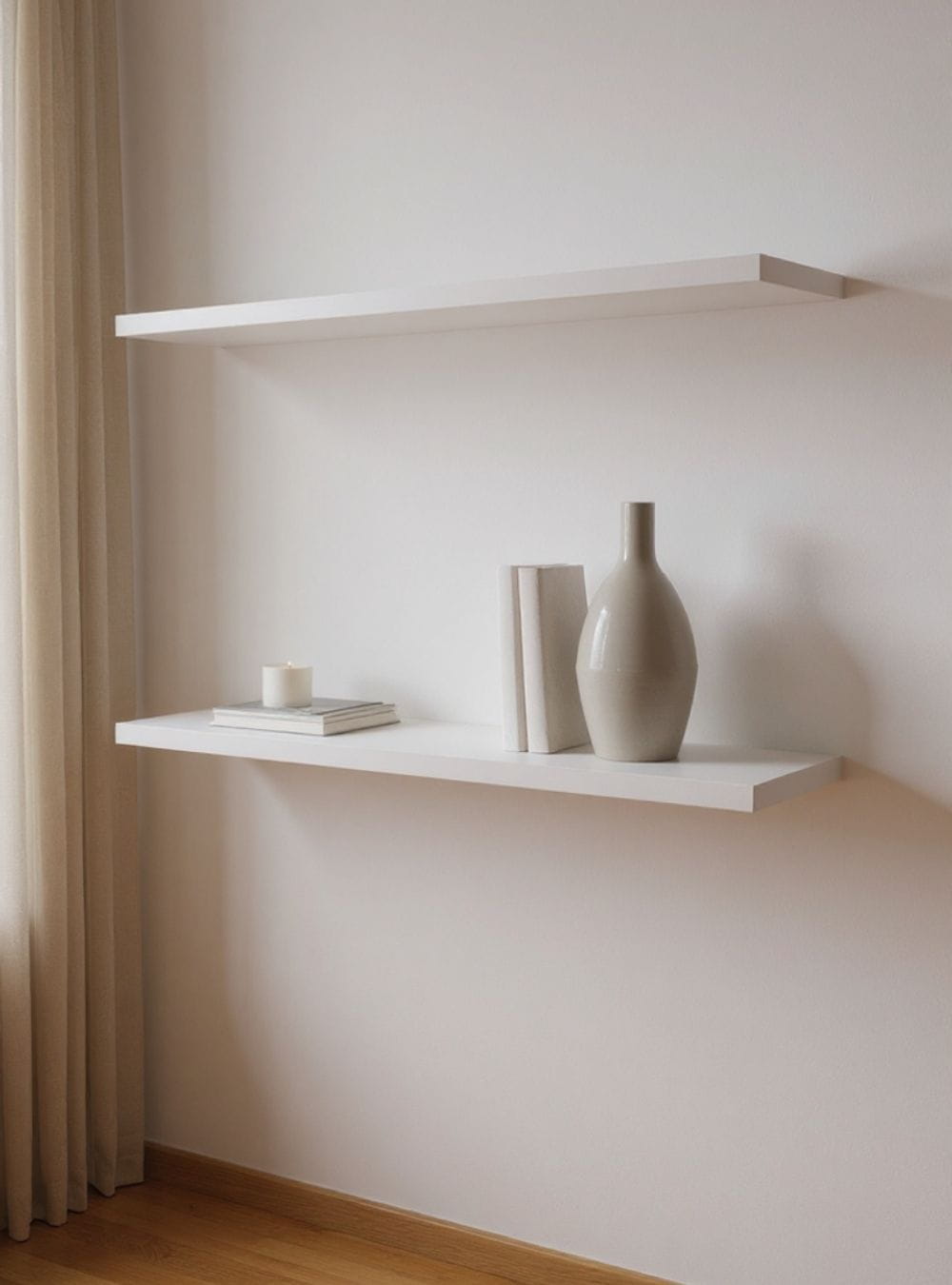 On Móveis Kit de 2 Prateleiras 180cm Mdf Branco - On Móveis