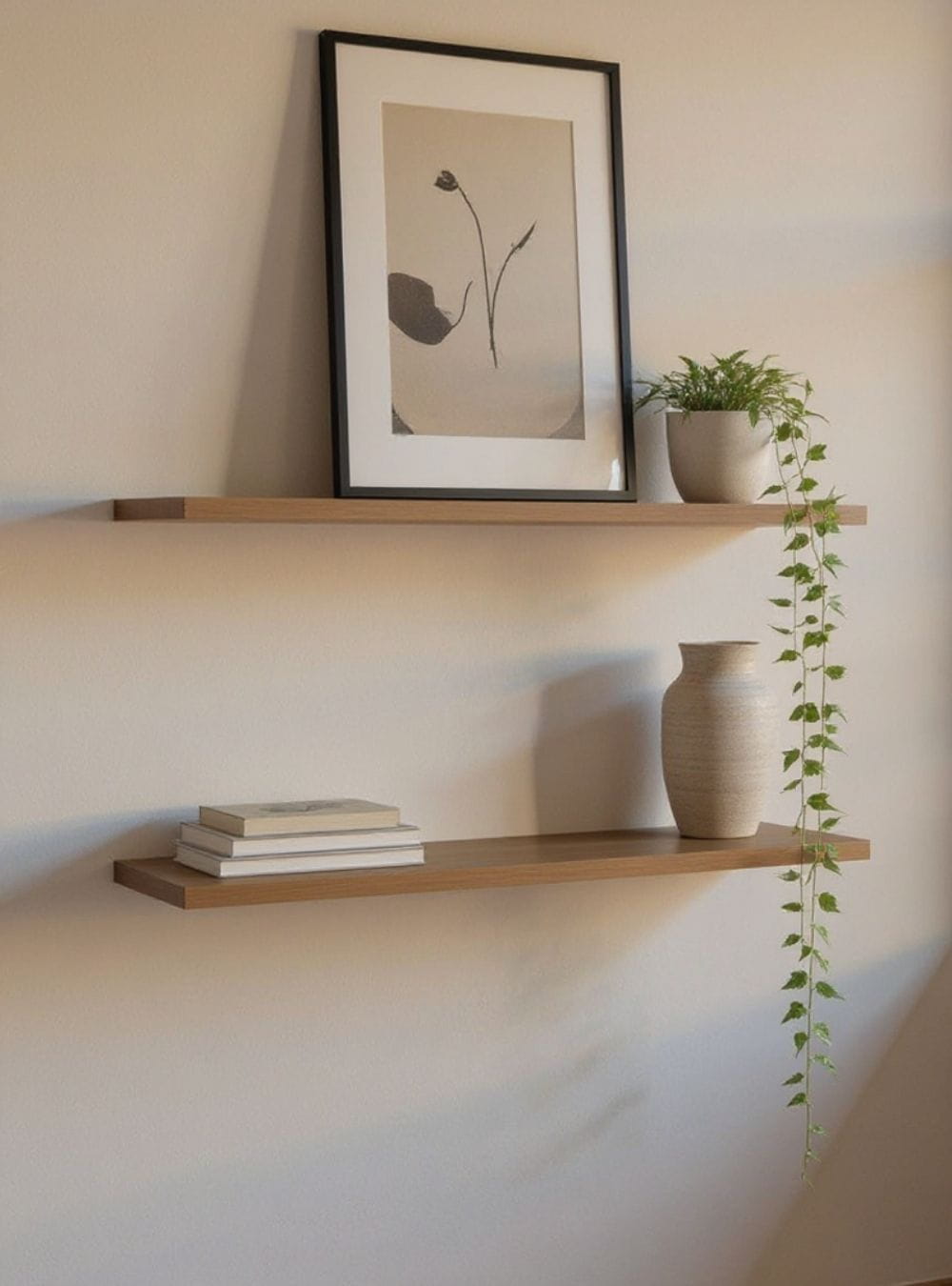 On Móveis Kit de 2 Prateleiras 180cm Mdf Freijó - On Móveis