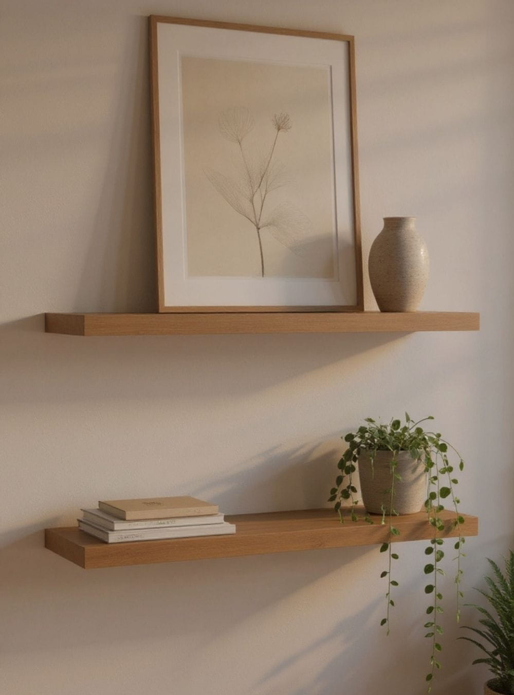 On Móveis 🎁 Kit de 2 Prateleiras 60cm Mdf Freijó - On Móveis (100% off)