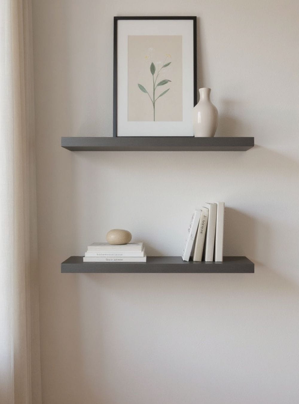 On Móveis 🎁 Kit de 2 Prateleiras 60cm Mdf Grafite - On Móveis (100% off)