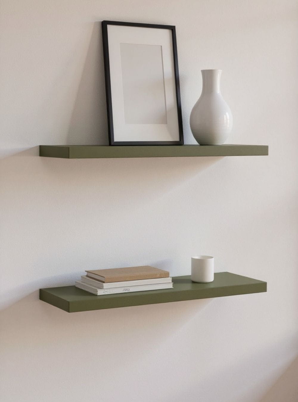 On Móveis Kit de 2 Prateleiras 80cm Mdf Verde - On Móveis