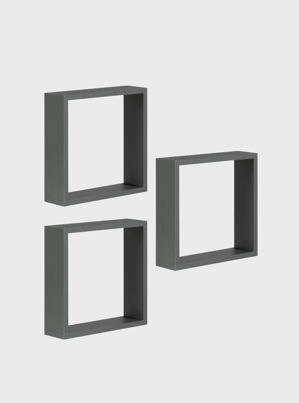 On Móveis Kit de 3 Nichos 30cm Mdf Verde - On Móveis