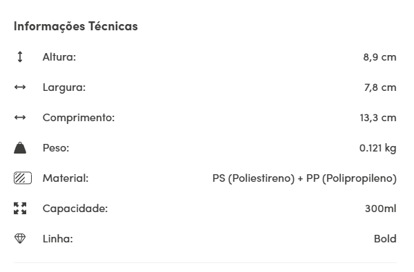 On Móveis Porta sabonete líquido Ou linha Bold