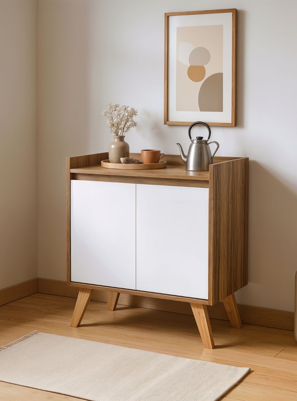 Aparador Buffet 60cm Retro Mdf Freijo Madri - On Móveis
