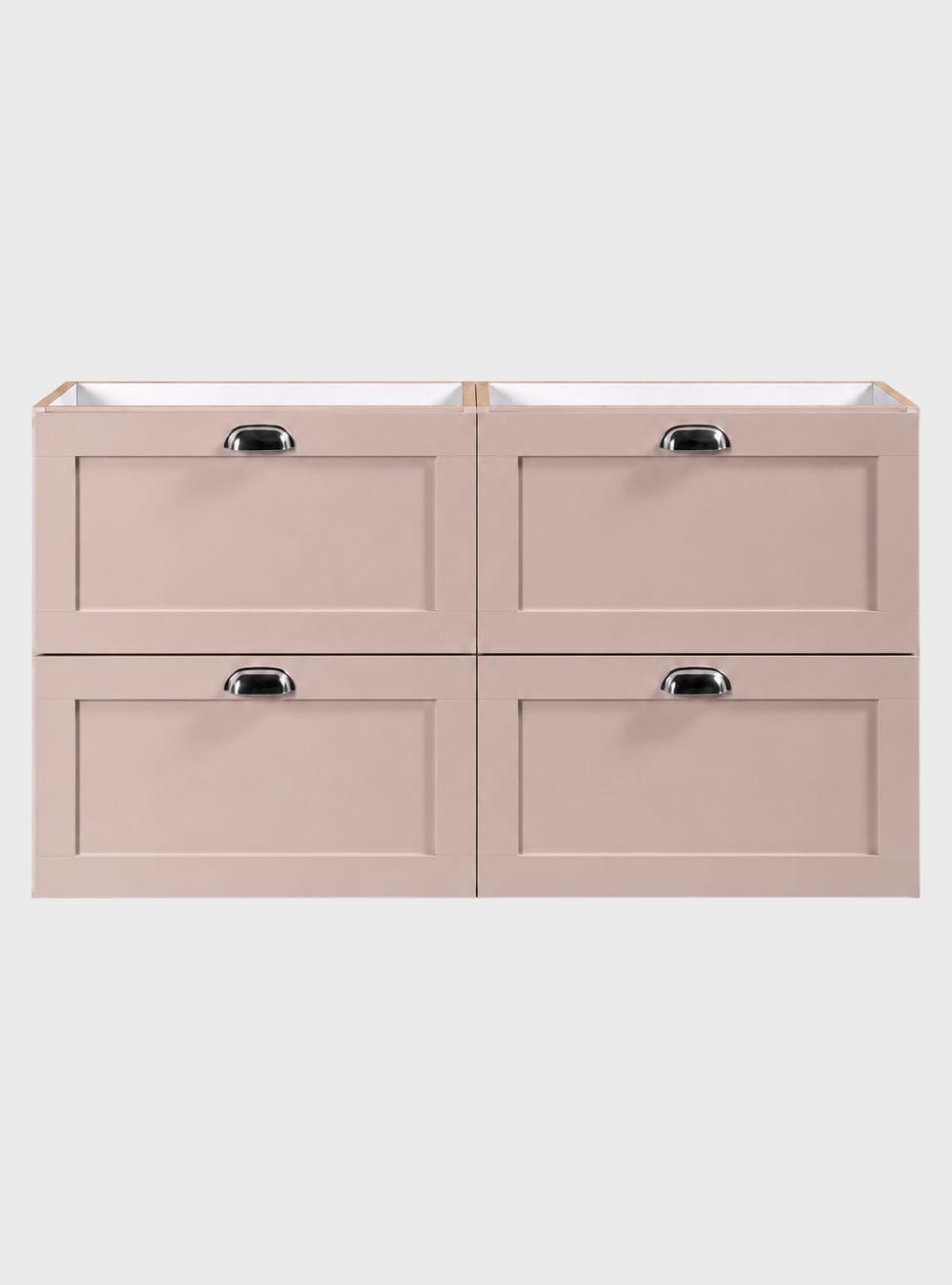 Gabinete para Banheiro 120cm Retrô MDF Rosa Milano
