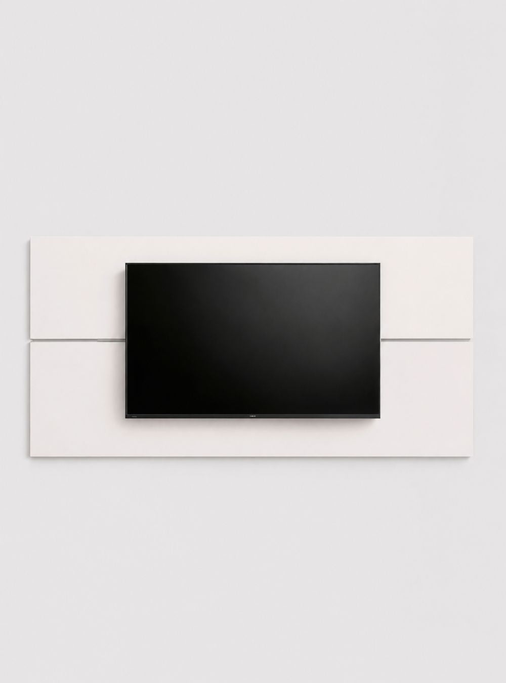 Painel para TV  180cm Retro Mdf Branco Dallas - On Móveis