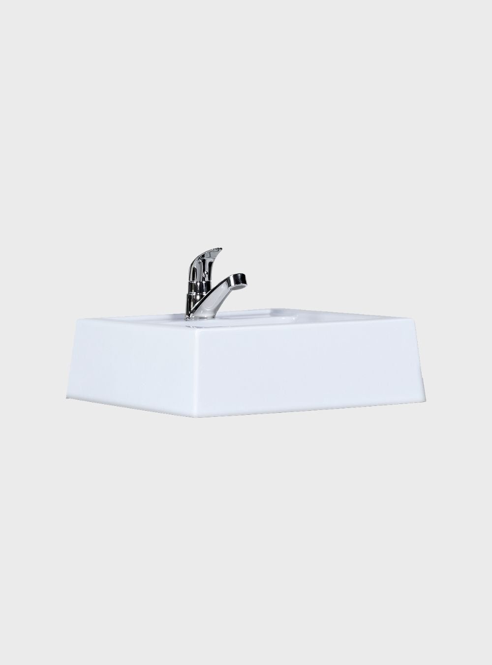 Cuba para Banheiro de Sobrepor 35cm Branco Chanel - On Móveis
