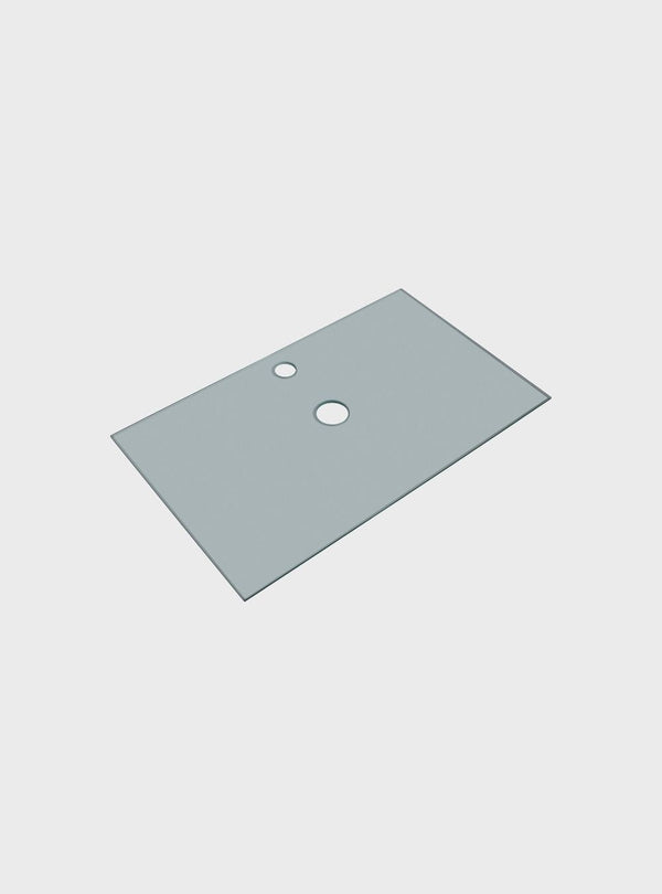 On Móveis Acessórios para banheiro Tampo de Vidro para Gabinete Banheiro Milano 60 x 40 x 0,6cm