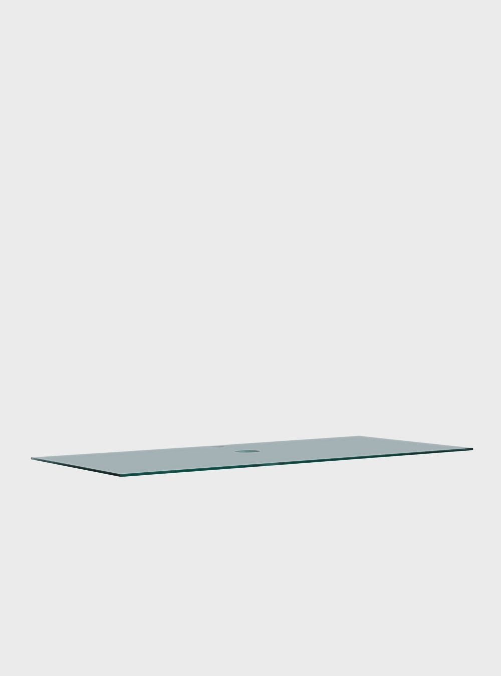 On Móveis Acessórios para banheiro Tampo de Vidro para Gabinete Banheiro Milano 80 x 40 x 0,6cm