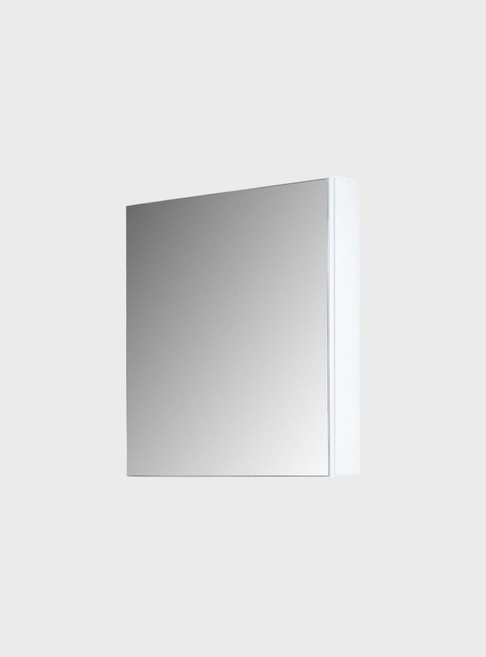 On Móveis Armários para banheiro Armário para Banheiro com Espelho 60cm Mdf Branco - On Móveis