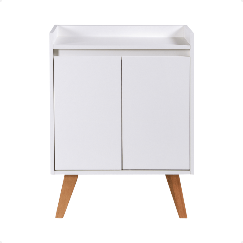 On Móveis Buffets Aparador Buffet 60cm Retro Mdf Branco Madri - On Móveis