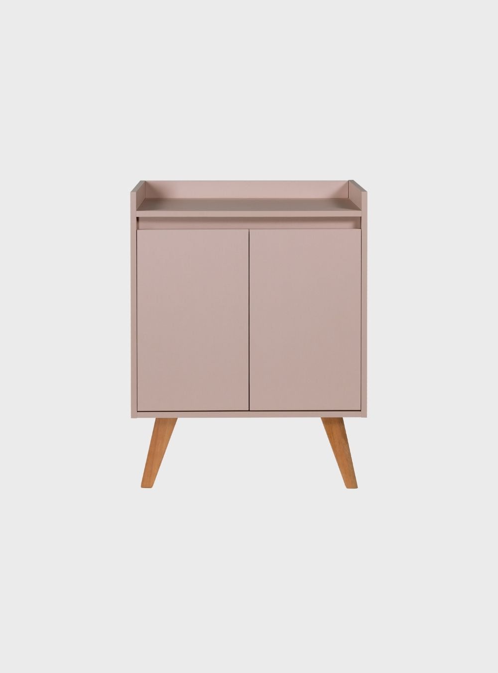 Aparador Buffet 60cm Retro Mdf Rosa Madri - On Móveis