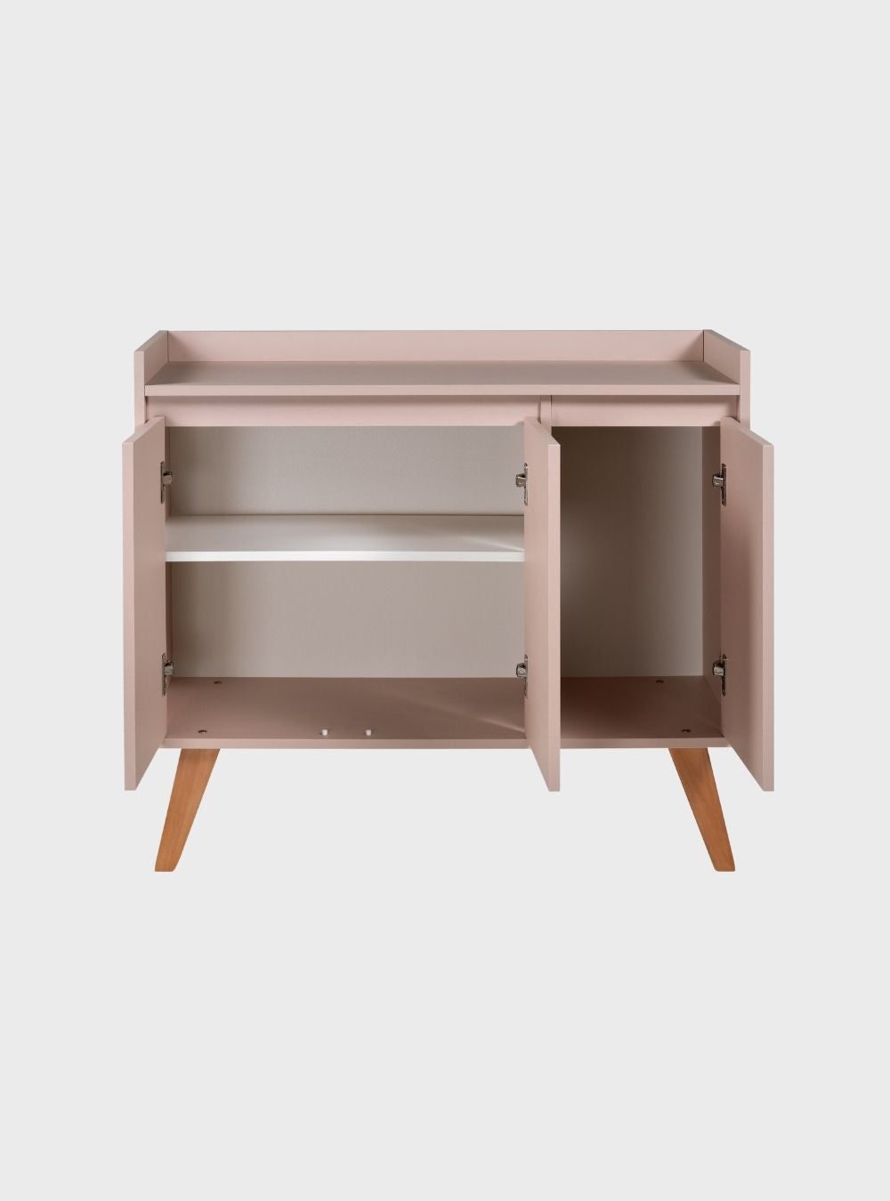On Móveis Buffets Aparador Buffet 90cm Retro Mdf Rosa Madri - On Móveis