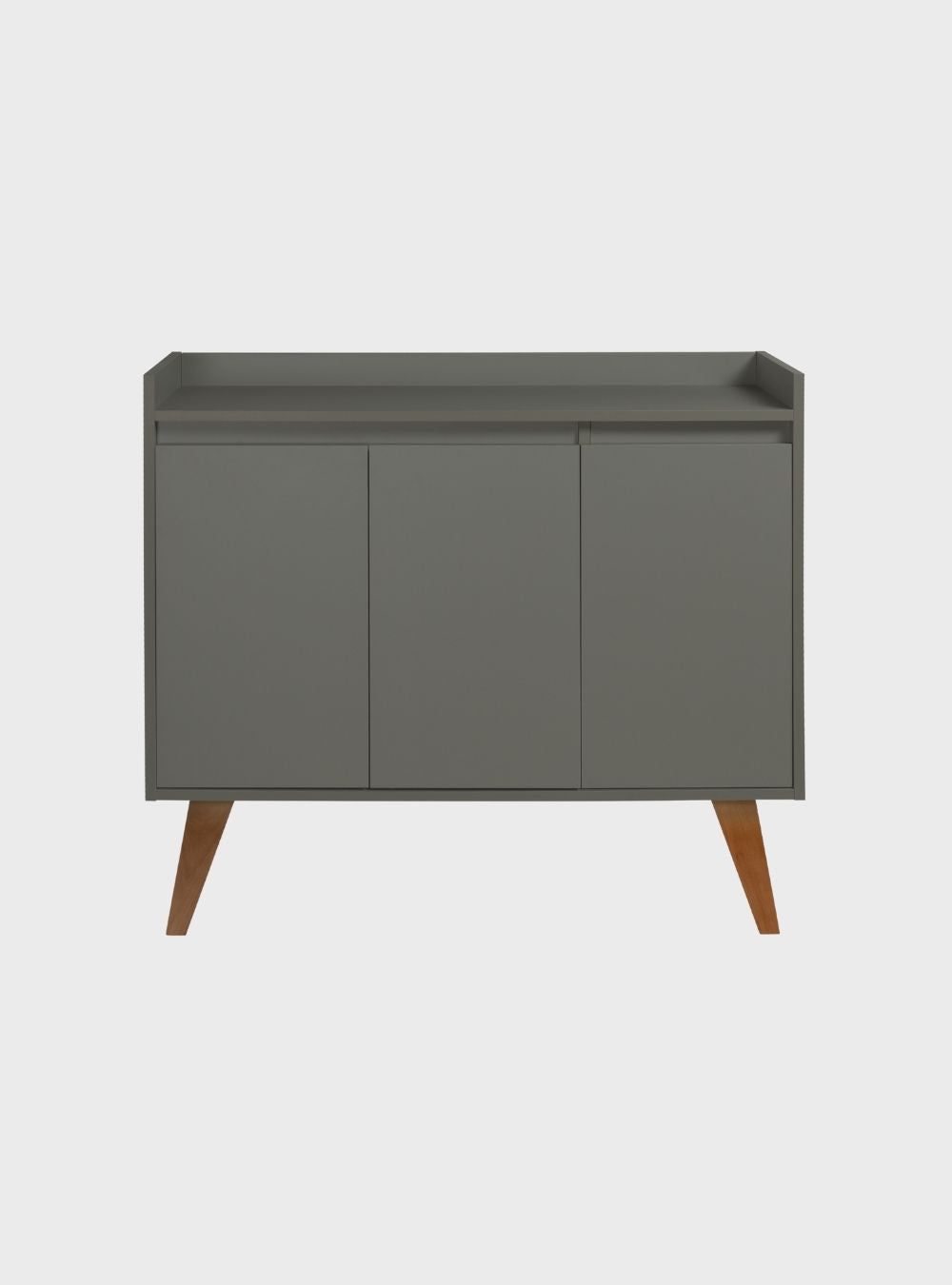 Aparador Buffet 90cm Retro Mdf Verde Madri - On Móveis