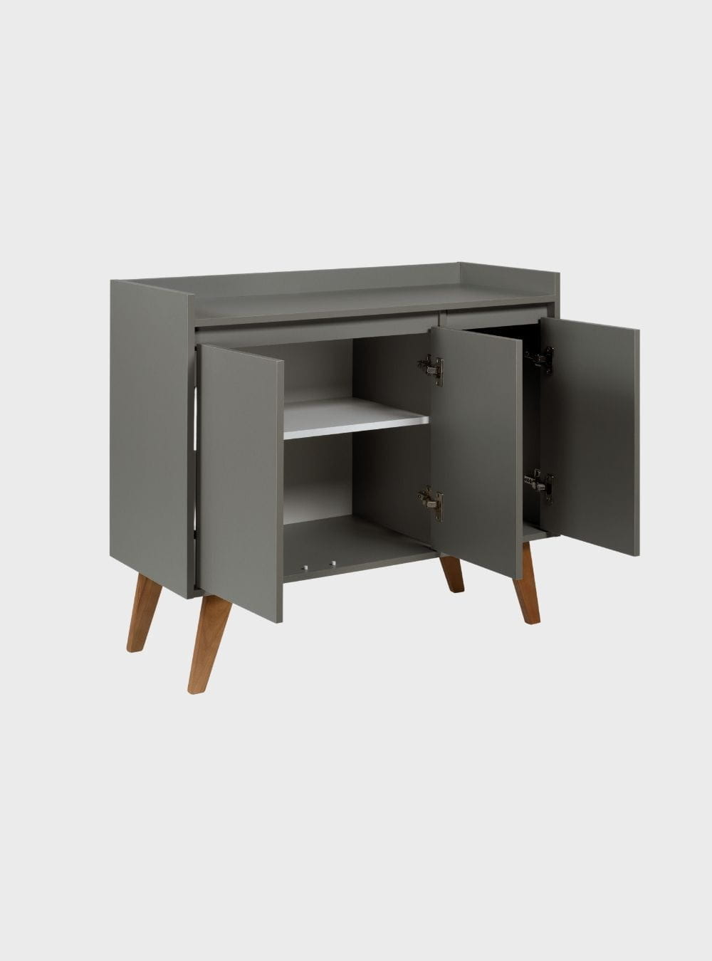 On Móveis Buffets Aparador Buffet 90cm Retro Mdf Verde Madri - On Móveis