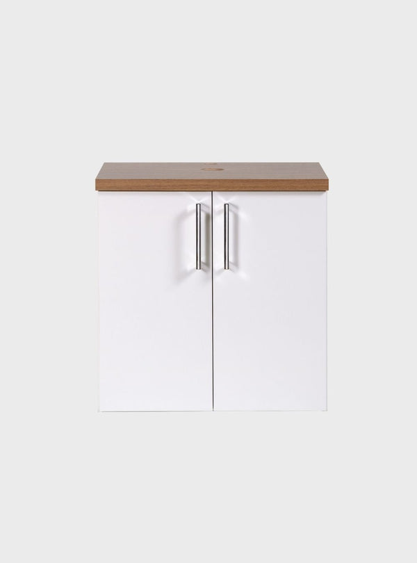 On Móveis Conjuntos de móveis para banheiro Gabinete para Banheiro 60cm Mdf Freijo Paris - On Móveis