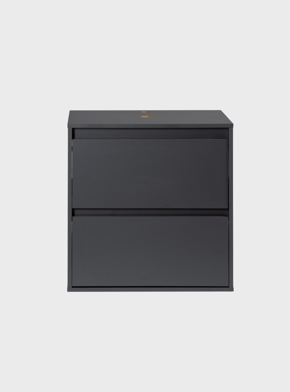 On Móveis Conjuntos de móveis para banheiro Gabinete para Banheiro 60cm Mdf Grafite Dubai - On Móveis