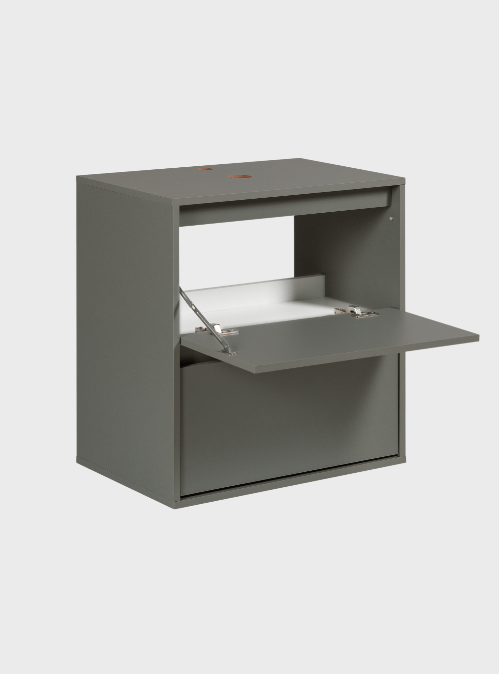 On Móveis Conjuntos de móveis para banheiro Gabinete para Banheiro 60cm Mdf Verde Dubai - On Móveis