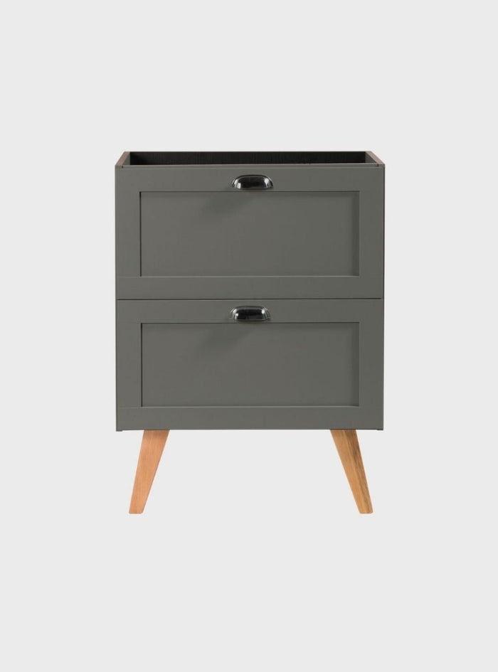 Gabinete para Banheiro 60cm Retro Mdf Verde Milano - On Móveis