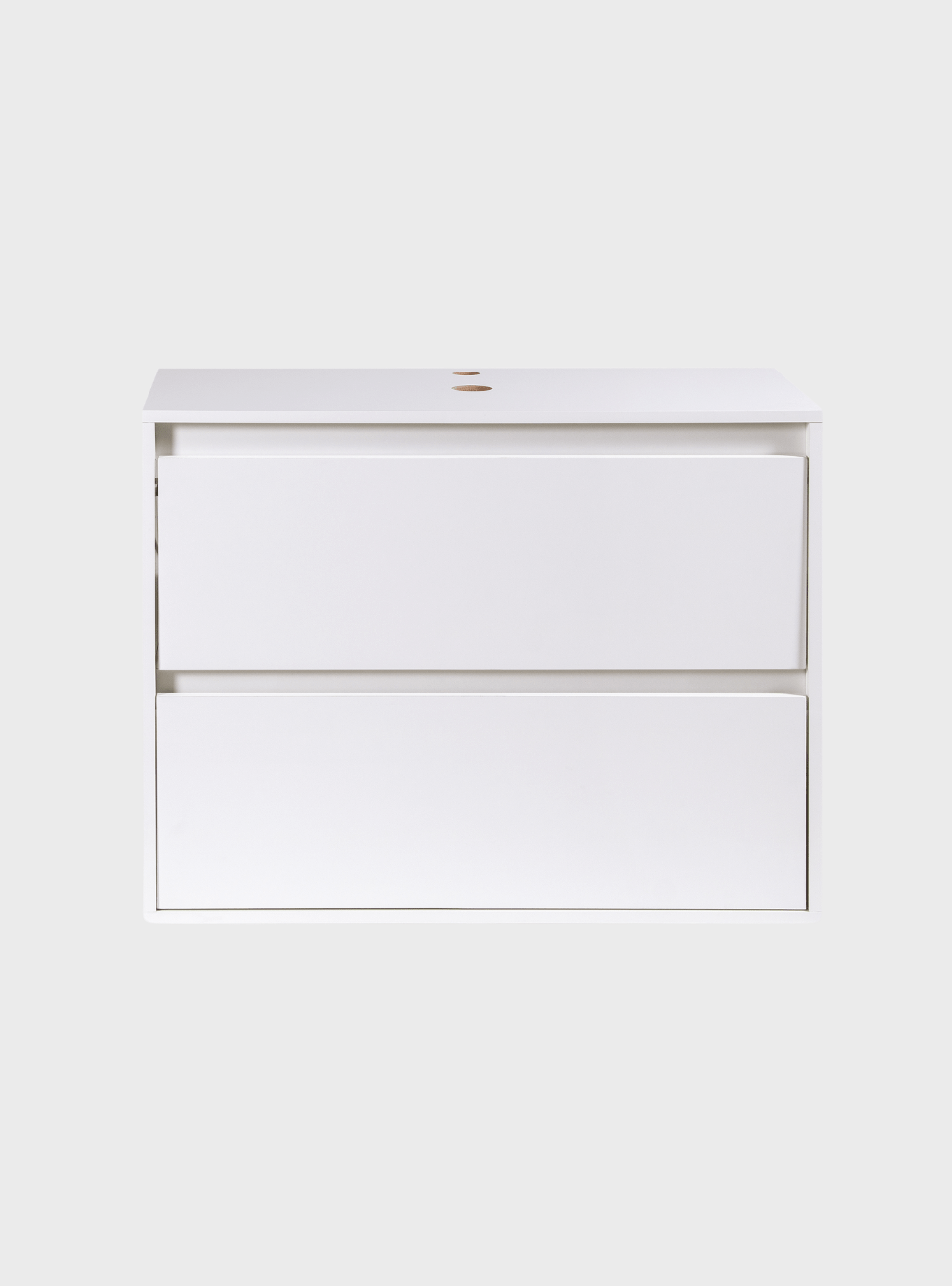 On Móveis Conjuntos de móveis para banheiro Gabinete para Banheiro 80cm Mdf Branco Dubai - On Móveis