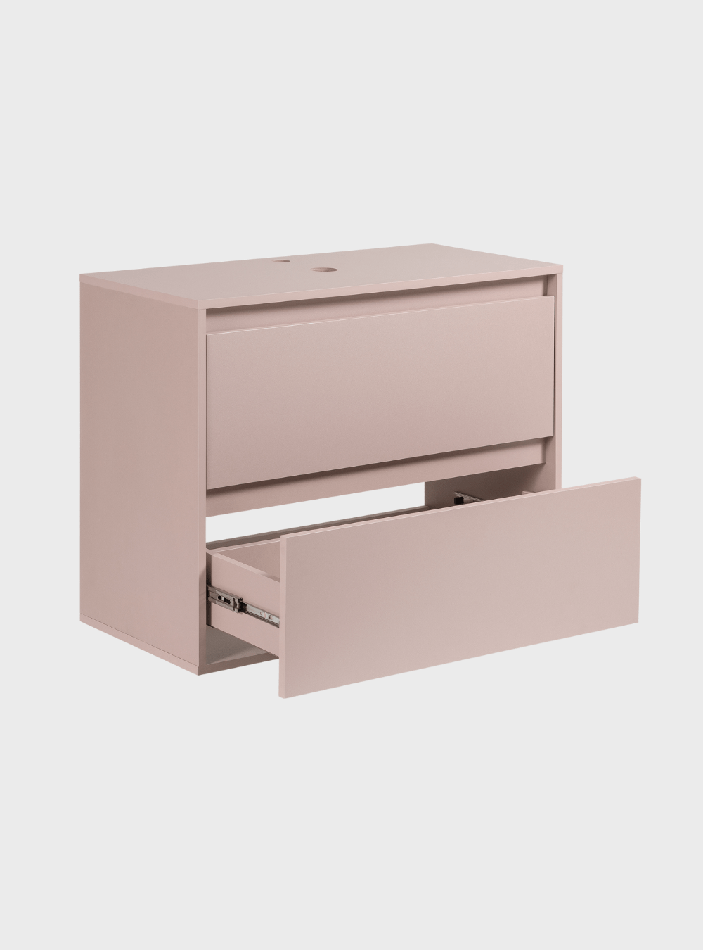 On Móveis Conjuntos de móveis para banheiro Gabinete para Banheiro 80cm Mdf Rosa Dubai - On Móveis