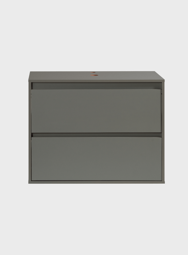 On Móveis Conjuntos de móveis para banheiro Gabinete para Banheiro 80cm Mdf Verde Dubai - On Móveis