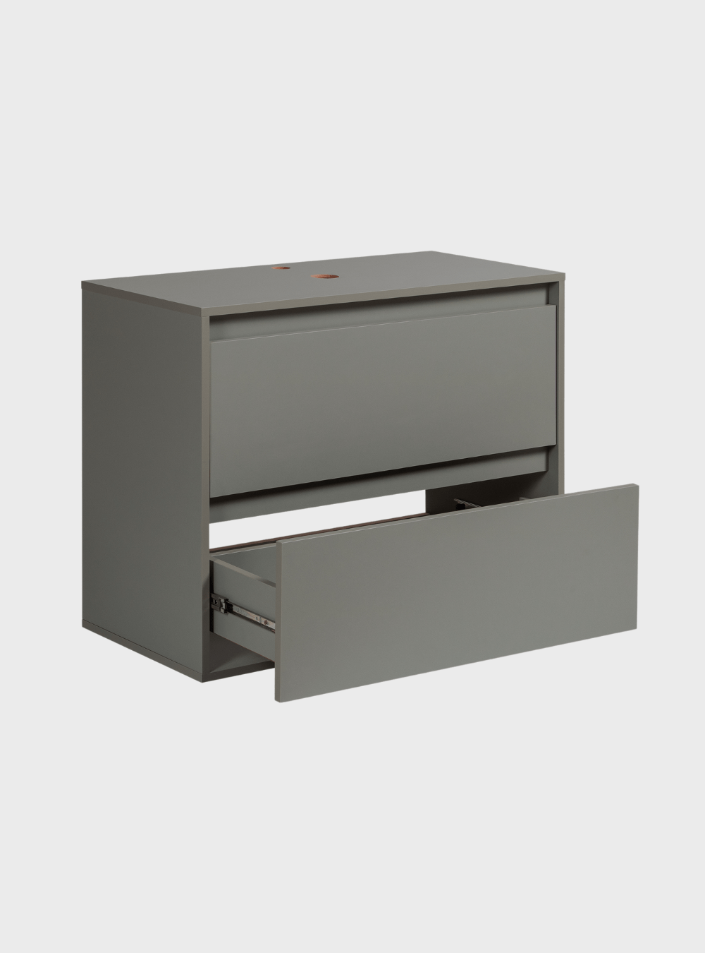 On Móveis Conjuntos de móveis para banheiro Gabinete para Banheiro 80cm Mdf Verde Dubai - On Móveis